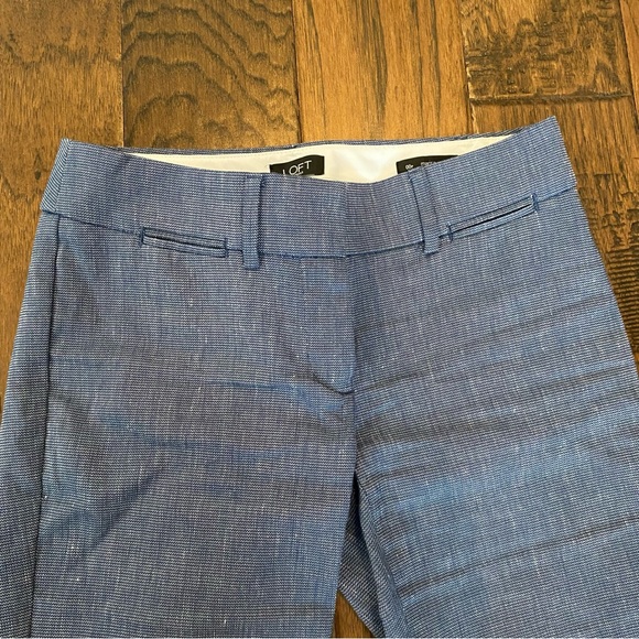 Loft Petite Chambray Riviera Pants in Marisa Fit - Picture 2 of 7